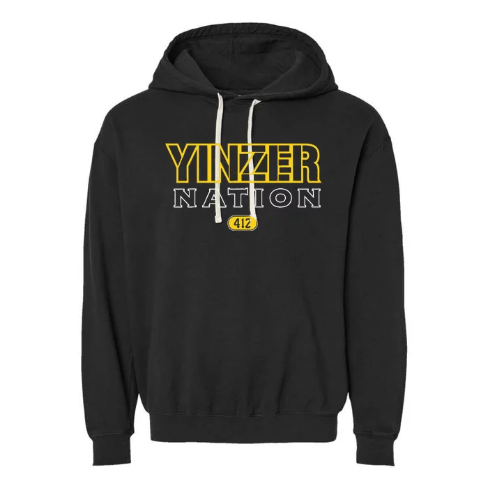 Pittsburgh Yinzer Nation Yinzer Pride Garment-Dyed Fleece Hoodie