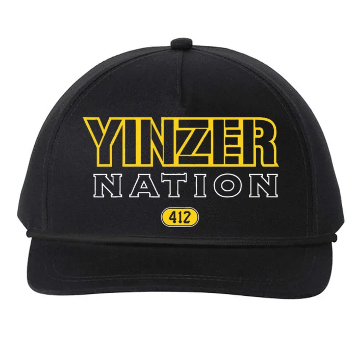 Pittsburgh Yinzer Nation Yinzer Pride Snapback Five-Panel Rope Hat