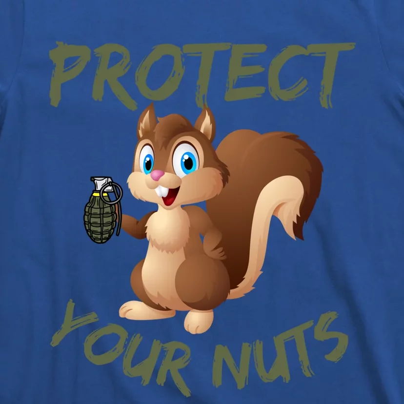 Protect Your Nuts Squirrel Inappropriate Adult Humor Gift T-Shirt