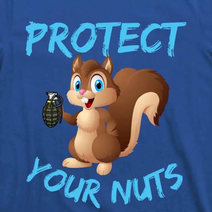 Protect Your Nuts Squirrel Inappropriate Adult Humor Gift T-Shirt