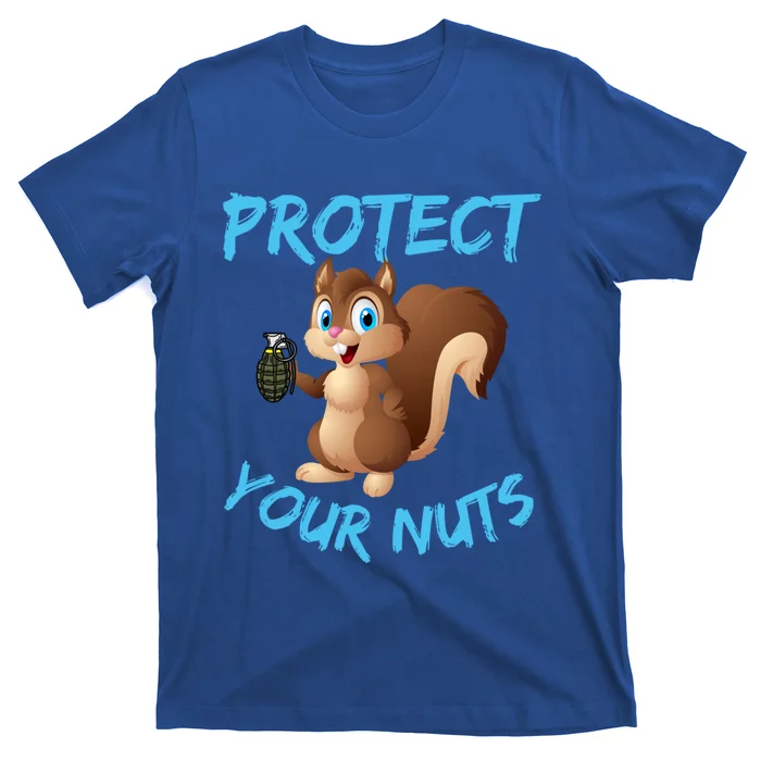 Protect Your Nuts Squirrel Inappropriate Adult Humor Gift T-Shirt