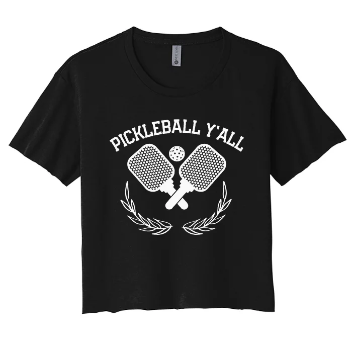 Pickleball Yall Women's Crop Top Tee