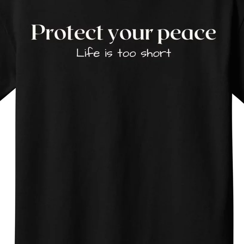 Protect your peace Pullover Hoodie Kids T-Shirt