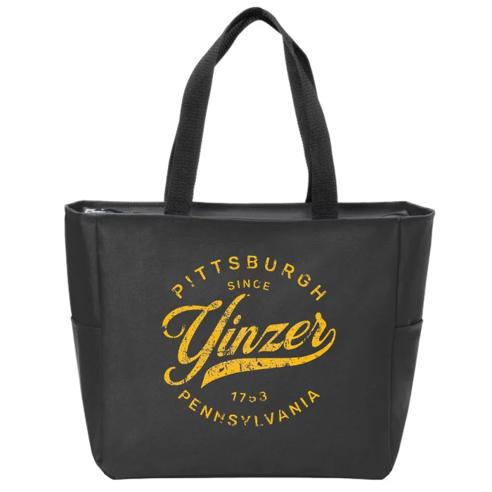 Pittsburgh Yinzer Pennsylvania Steel City Home Yinz Funny Zip Tote Bag