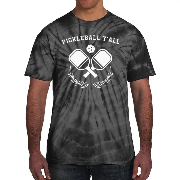 Pickleball Ya'll  Pickle Ball Lover Tie-Dye T-Shirt