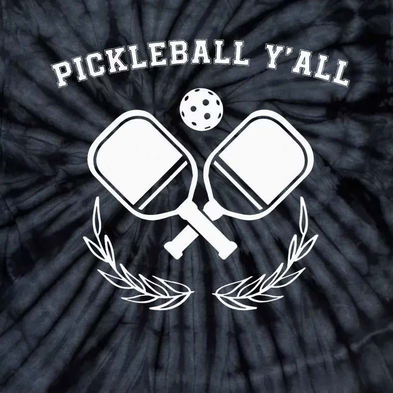 Pickleball Ya'll  Pickle Ball Lover Tie-Dye T-Shirt