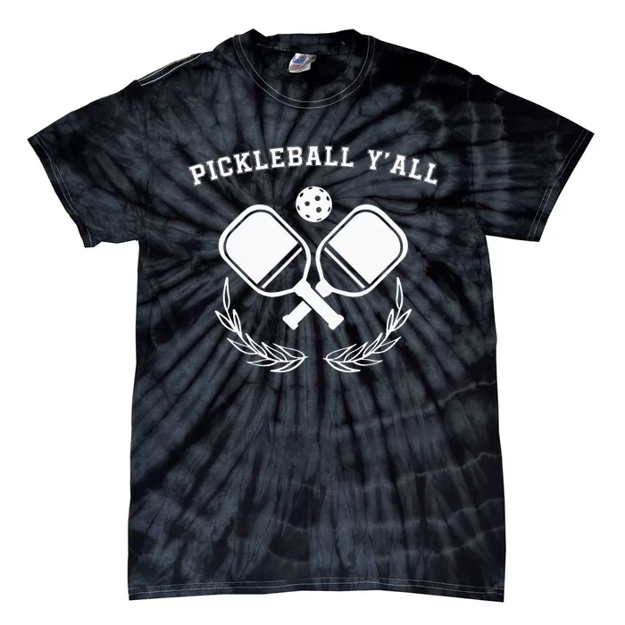 Pickleball Ya'll  Pickle Ball Lover Tie-Dye T-Shirt