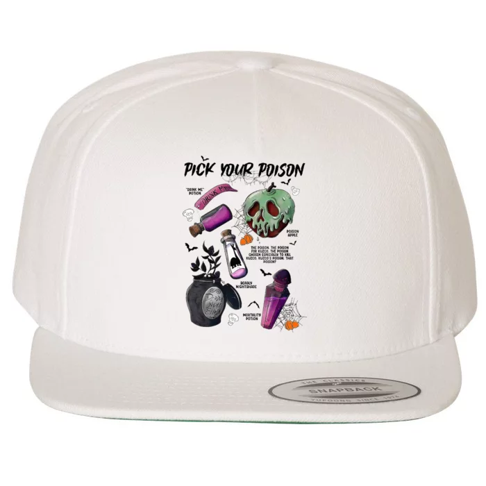 Pick Your P.O.I.S.O.N Drink Me Potion Halloween Wool Snapback Cap