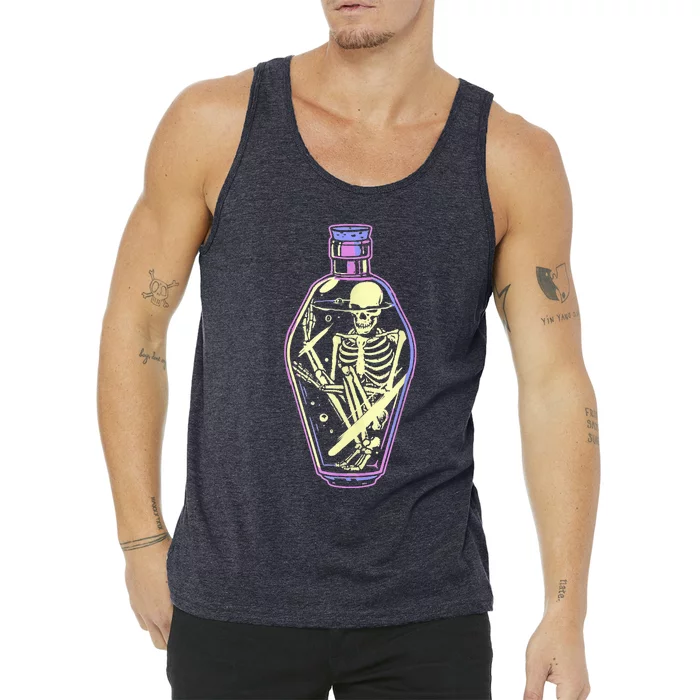 Pick Your Poison Pastel Goth Skeleton Potion Halloween Tank Top