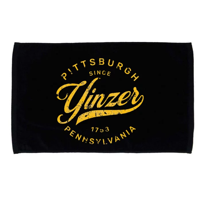 Pittsburgh Yinzer Pennsylvania Steel City Home Yinz Funny Microfiber Hand Towel