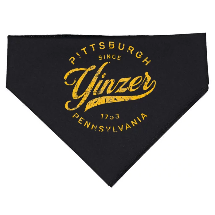 Pittsburgh Yinzer Pennsylvania Steel City Home Yinz Funny USA-Made Doggie Bandana