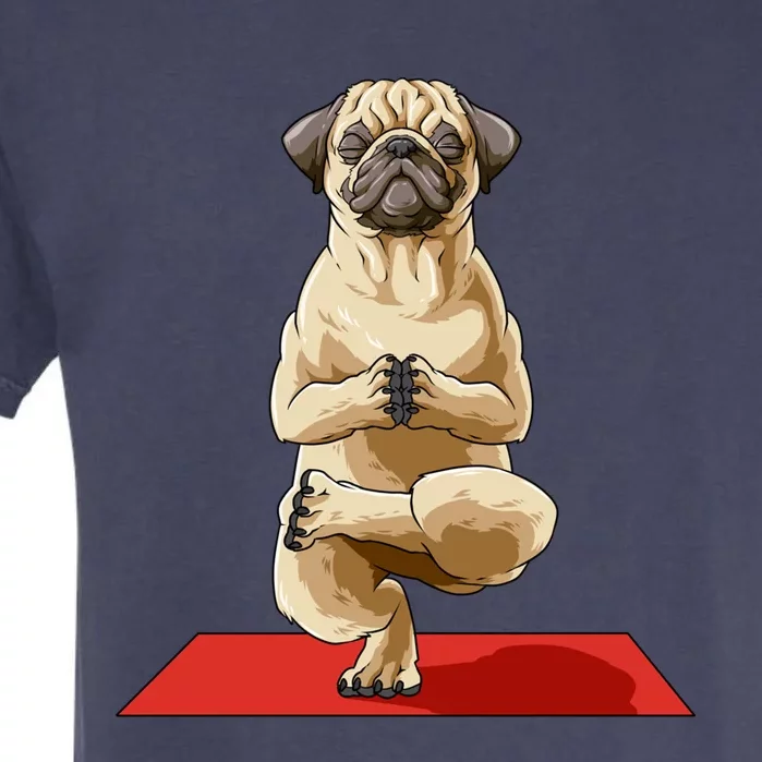 Pug Yoga Pose Dog Meditation Pug Lovers Owners Gift Cute Gift Garment-Dyed Heavyweight T-Shirt