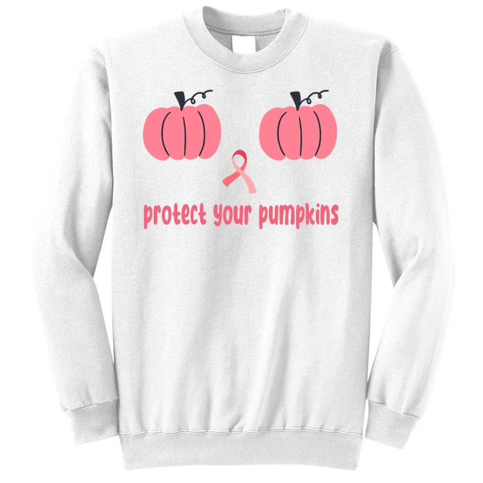 Protect Your Pumpkins Breast Cancer Awareness Sweatshirt