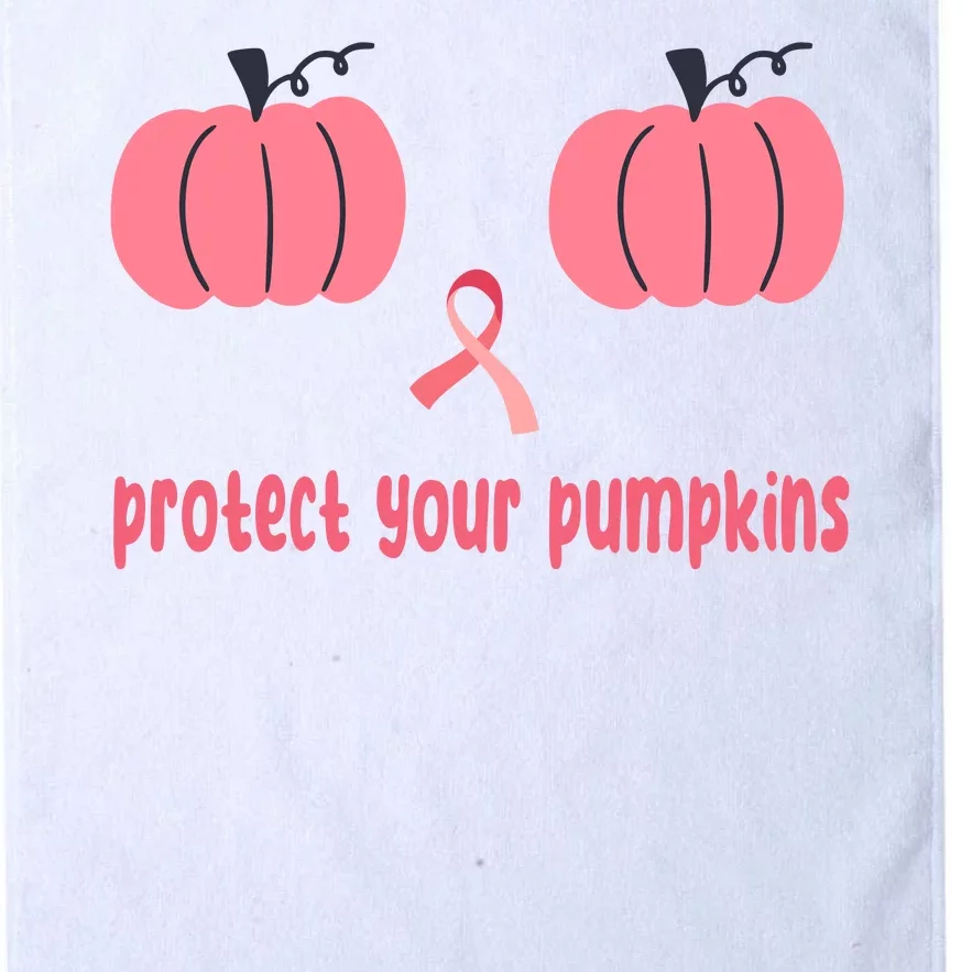 Protect Your Pumpkins Breast Cancer Awareness Platinum Collection Golf Towel