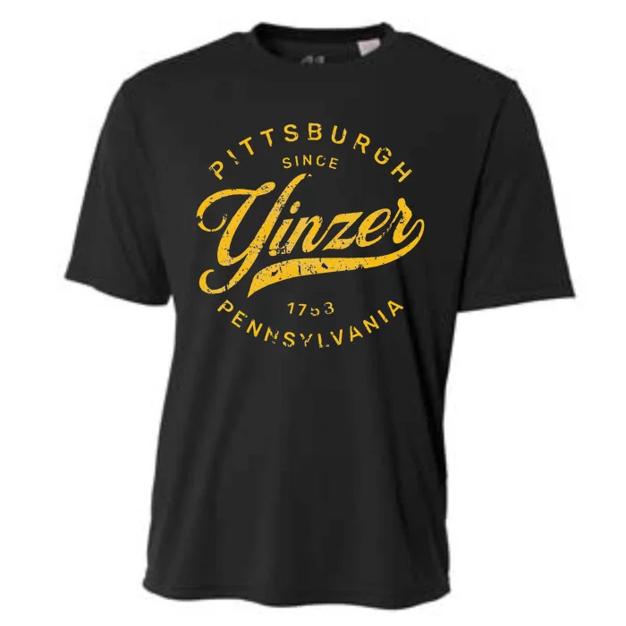 Pittsburgh Yinzer Pennsylvania Steel City Home Yinz Funny Cooling Performance Crew T-Shirt