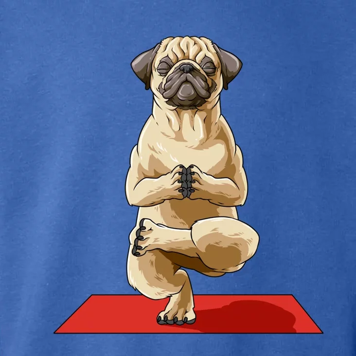 Pug Yoga Pose Dog Meditation Pug Lovers Owners Gift Cute Gift Toddler Hoodie