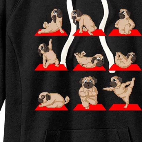 Pug Yoga Women's Fleece Hoodie