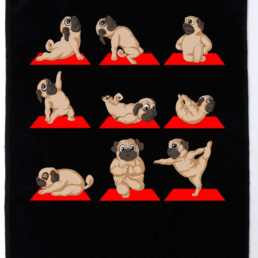 Pug Yoga Platinum Collection Golf Towel