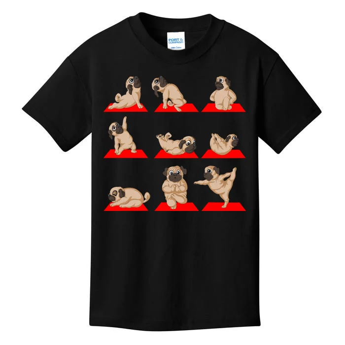 Pug Yoga Kids T-Shirt