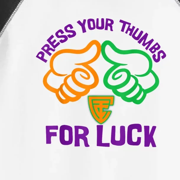 Pressing Your Thumbs For Luck Toddler Fine Jersey T-Shirt