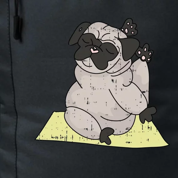 Pug Yoga Workout Kawaii Cartoon Cute Animal Dog Lover Gift Funny Gift Daily Commute Backpack