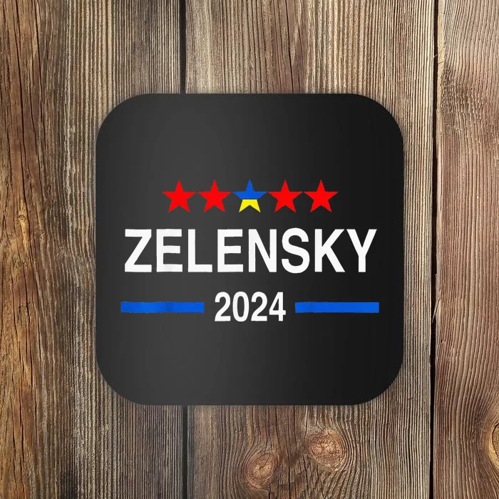 President Zelensky 2024 Election Ukraine Coaster