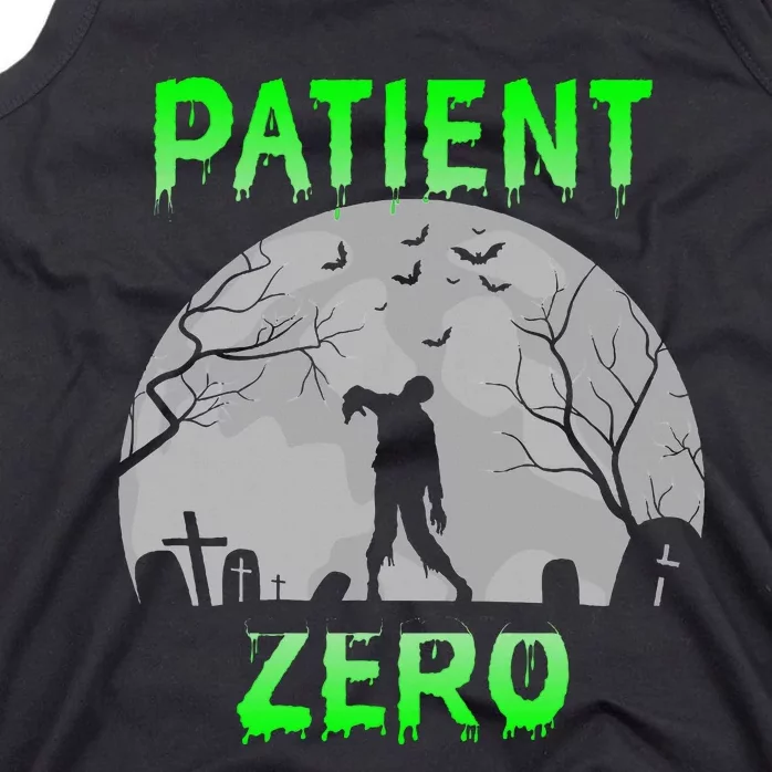 Patient Zero Funny Halloween Zombie Apocalypse Costume Tank Top