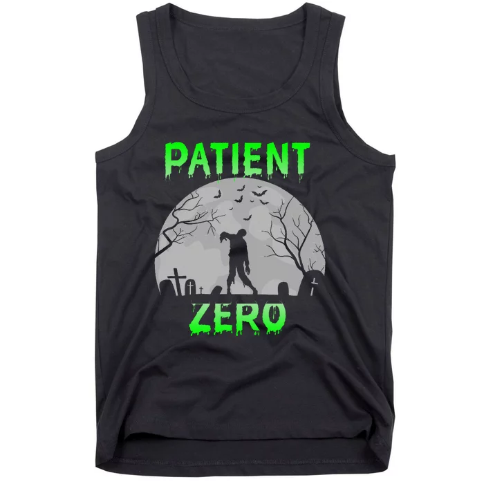 Patient Zero Funny Halloween Zombie Apocalypse Costume Tank Top