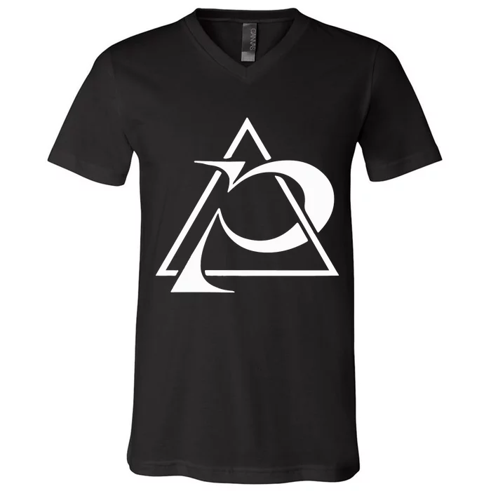 Popxmi Zig Logo V-Neck T-Shirt