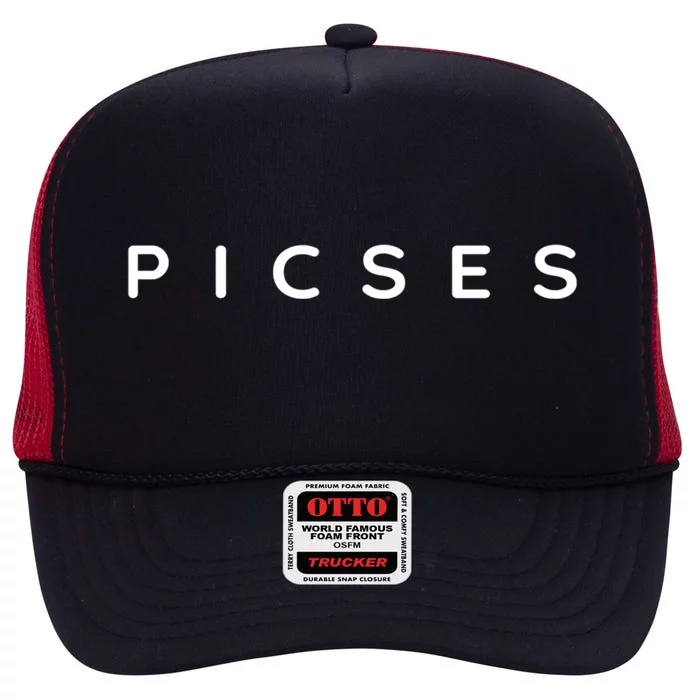 Piscean Zodiac / Pisceans Star Sign / Pisces Astrology Gift High Crown Mesh Trucker Hat