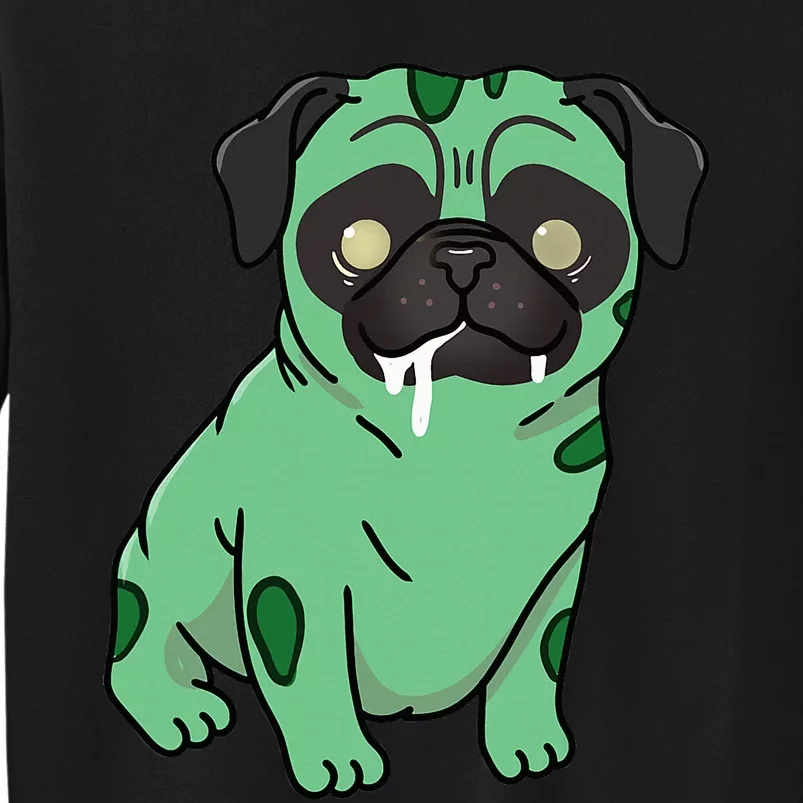 Pug Zombie Pug Halloween Sweatshirt