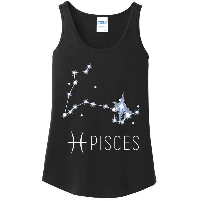 Pisces Zodiac Sign for Astrology Birthday Month Pisces Ladies Essential Tank