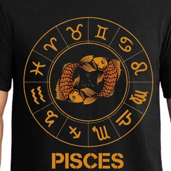 Pisces Zodiac Sign Pajama Set