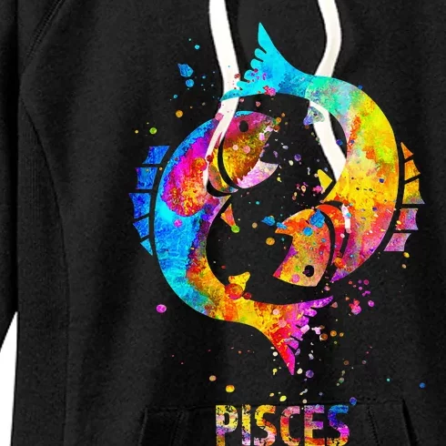 Pisces Zodiac Sign Women's Fleece Hoodie