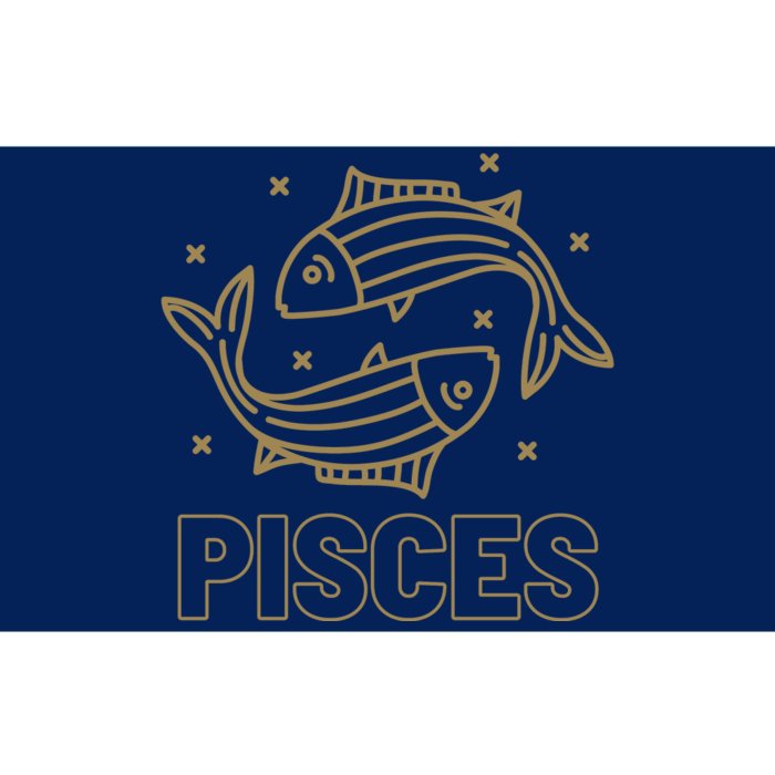 Pisces Zodiac Sign Cute Funny Bumper Sticker