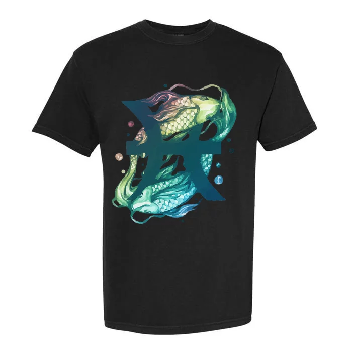 Pisces Zodiac Watercolor Garment-Dyed Heavyweight T-Shirt