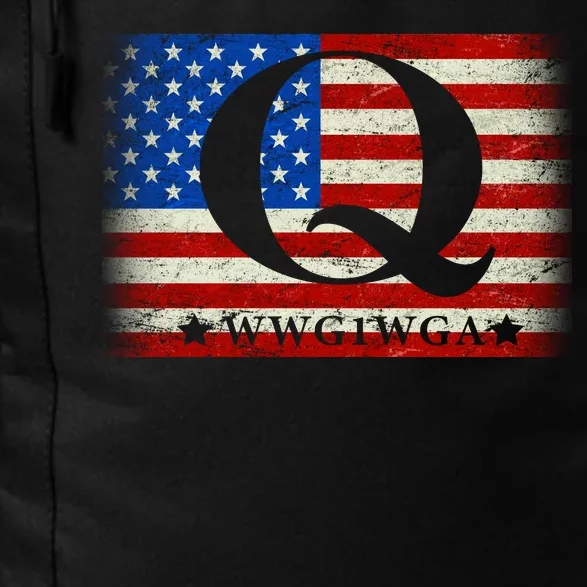 Q-anon  WWG1WGA Where We Go One We Go All Daily Commute Backpack