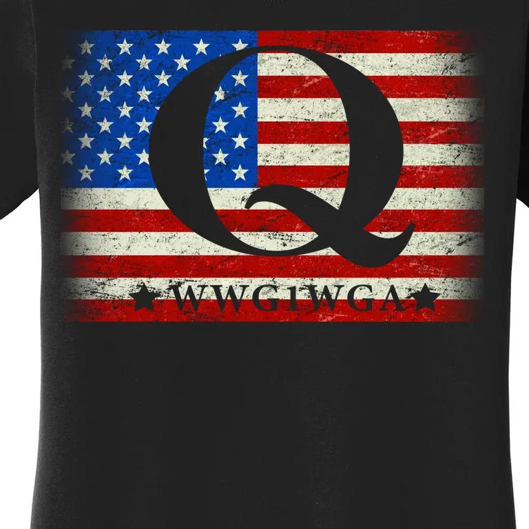 Q-anon  WWG1WGA Where We Go One We Go All Women's T-Shirt