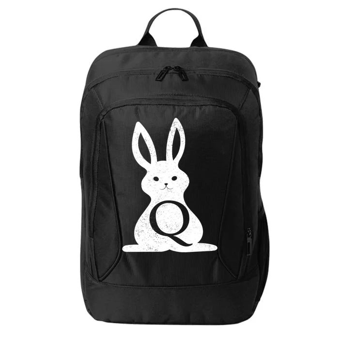 Q Anon Bunny Qanon City Backpack