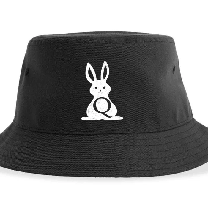 Q Anon Bunny Qanon Sustainable Bucket Hat