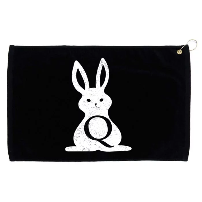 Q Anon Bunny Qanon Grommeted Golf Towel