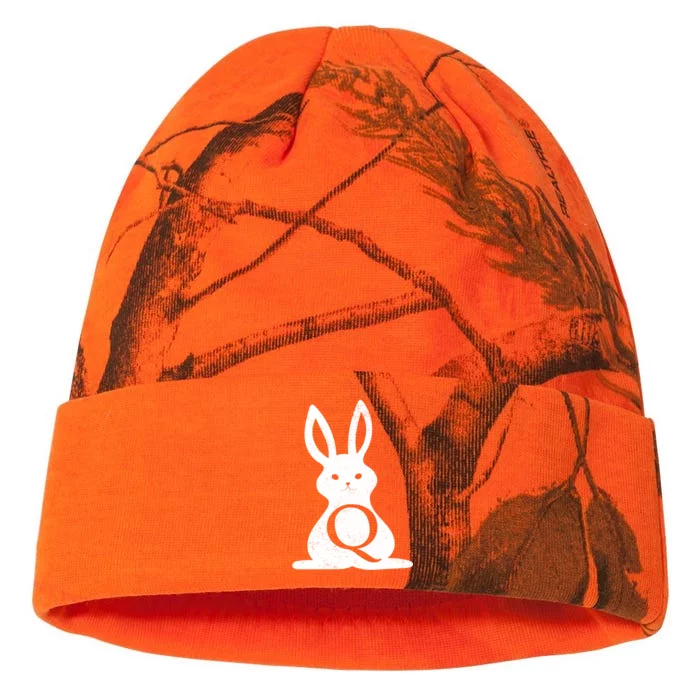 Q Anon Bunny Qanon Kati - 12in Camo Beanie