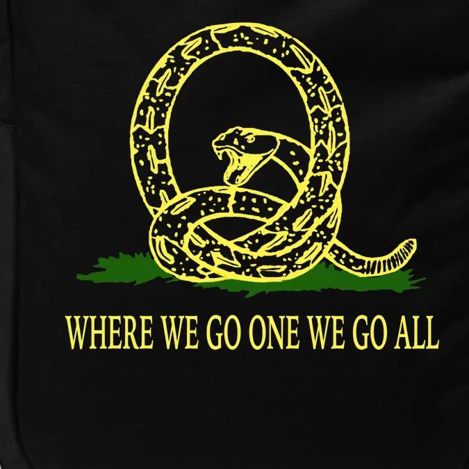 Q Anon Don't Tread On Me Qanon Impact Tech Backpack