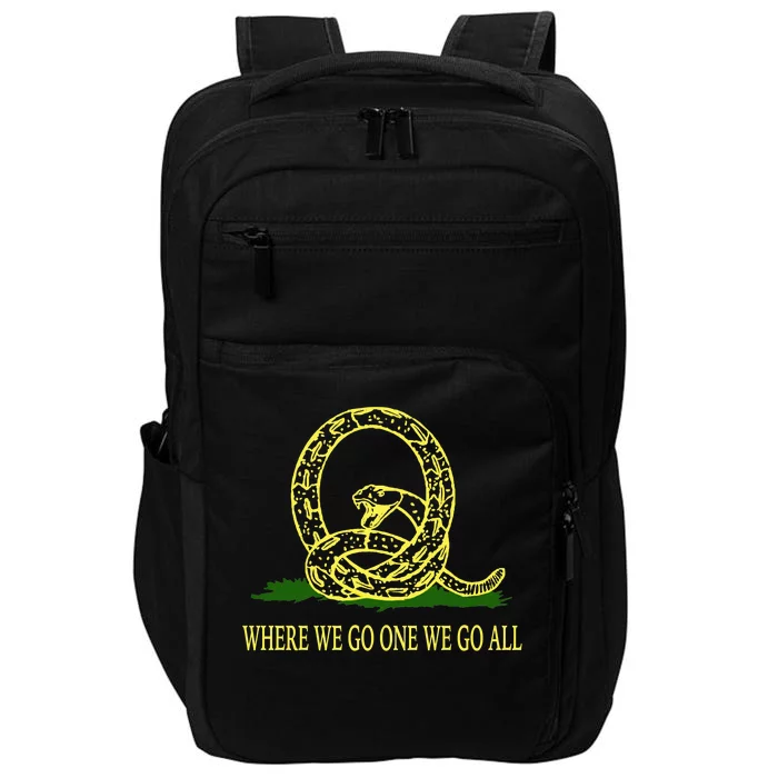 Q Anon Don't Tread On Me Qanon Impact Tech Backpack