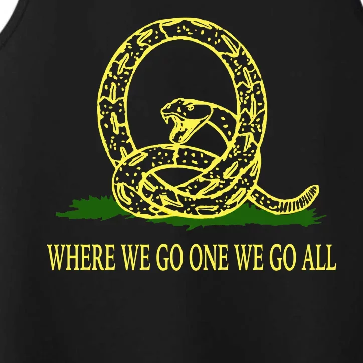 Q Anon Don't Tread On Me Qanon Performance Tank