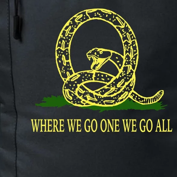 Q Anon Don't Tread On Me Qanon Daily Commute Backpack