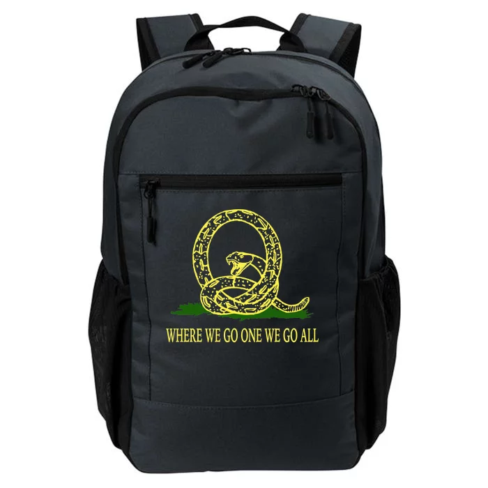 Q Anon Don't Tread On Me Qanon Daily Commute Backpack