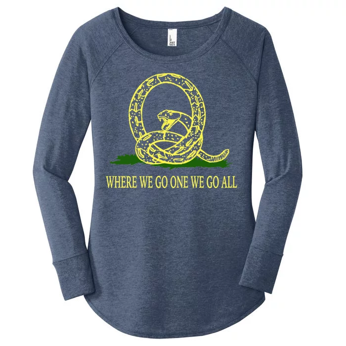 Q Anon Don't Tread On Me Qanon Women's Perfect Tri Tunic Long Sleeve Shirt