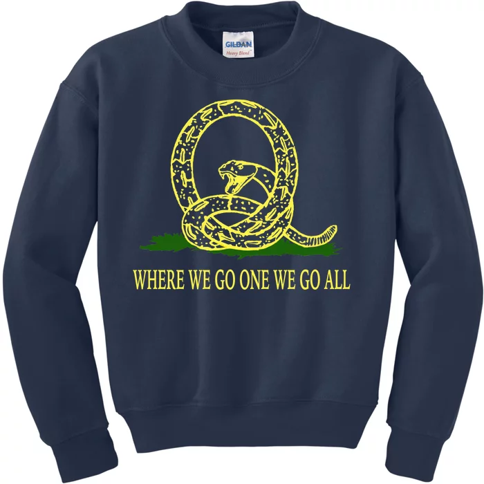 Q Anon Don't Tread On Me Qanon Kids Sweatshirt