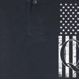 Q-anon Flag Where We Go One We Go All WWG1WGA Softstyle Adult Sport Polo